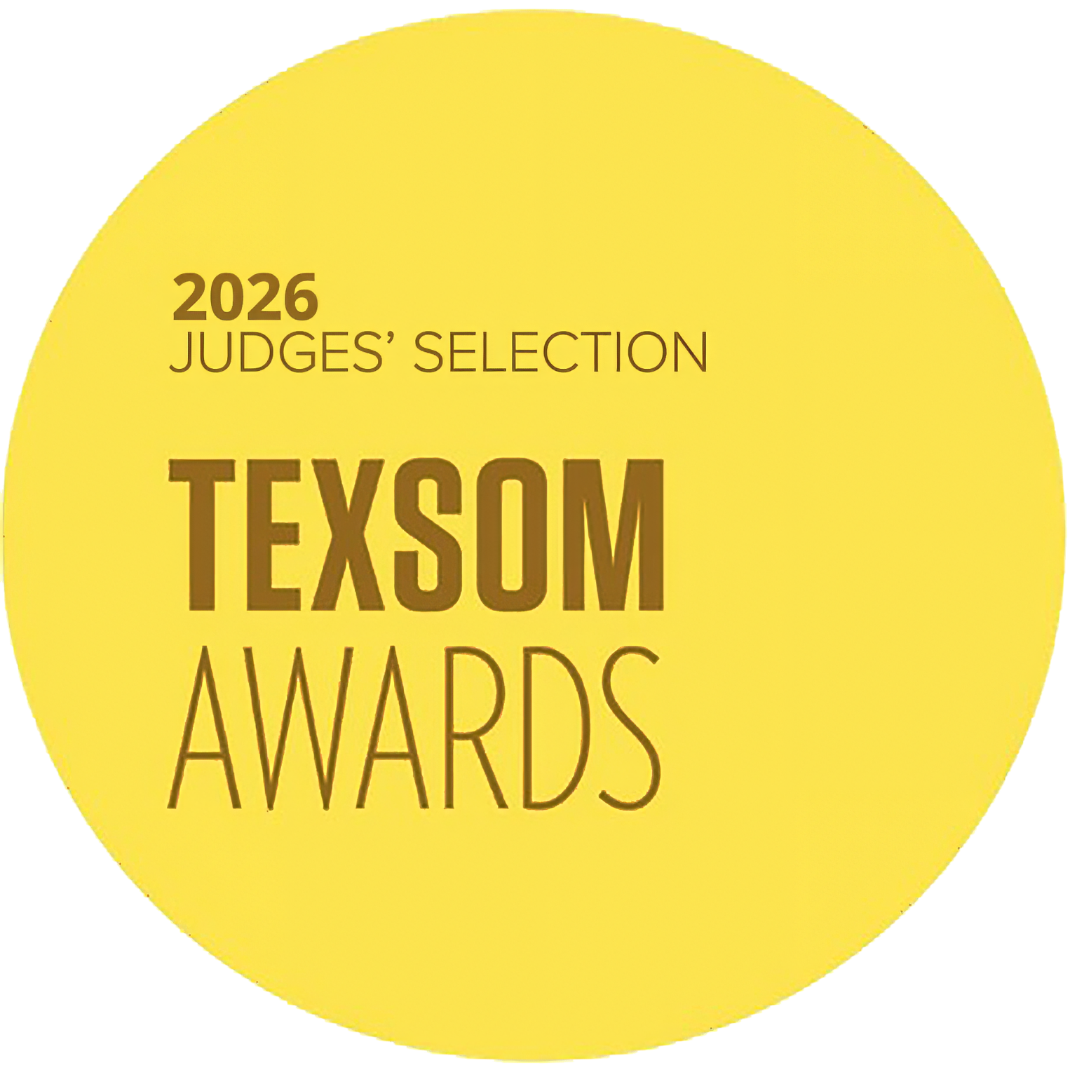 TEXSOM 2026 Judges' Selection medal