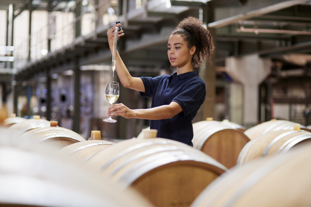 Testing the wine