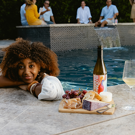 Bloom & Barrel by the pool